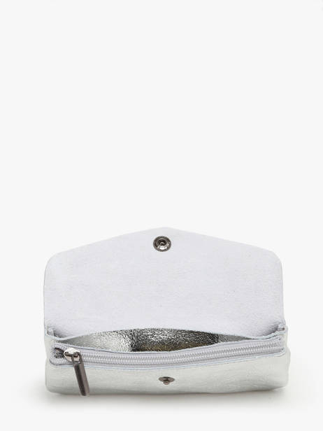 Portemonnee Nine Leder Milano Zilver nine NI23113 ander zicht 1